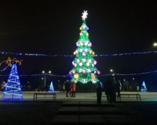 Жители Кривого Рога весело отметили Новый год у главной ёлки города