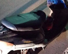 В Кривом Роге ночью патрульные остановили нетрезвого водителя на скутере (фото)