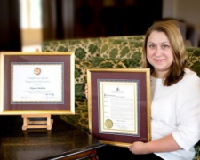 Жительница Кривого Рога получила награду от Конгресса США (ФОТО)