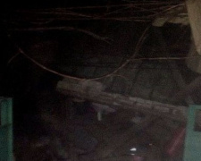 В одном из частных секторов Кривого Рога сгорел гараж (ФОТО)