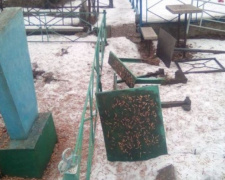 На кладбище Кривого Рога группа &quot;металлоломщиков&quot; разрушала могилы - один задержан (фото)