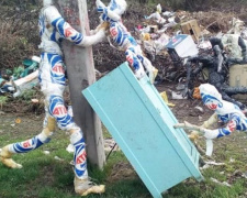 Жители Кривого Рога превращают мусор в скульптуры (фото)