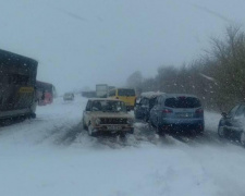 В Днепропетровской области ограничили движение на четырех трассах (ФОТО)