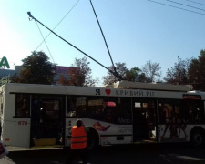 В Кривом Роге изменилось расположение остановки троллейбуса