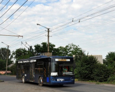 В Кривом Роге приостановлен маршрут троллейбуса №22