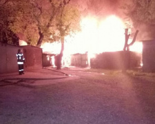 Масштабный пожар в Кривом Роге повредил 12 конструкций (ФОТО)