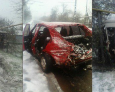  В Терновском районе Кривого Рога произошло тройное ДТП