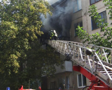 В Кривом Роге горели балконы многоэтажки