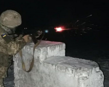 В Кривом Роге танкисты открыли огонь из стрелкового оружия (фото)