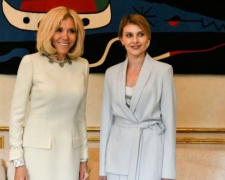 Криворожанка, первая леди Украины, встретилась с женой Президента Франции  (фото)