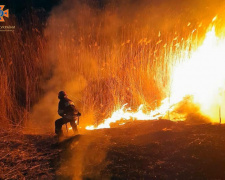Пожежі в екосистемах Дніпропетровщини: рятувальники тільки за вчора загасили сім пожеж