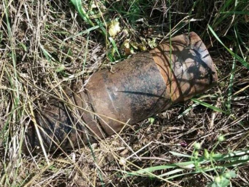 В Криворожском районе нашли и обезвредили взрывоопасный снаряд