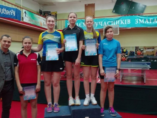 Криворізькі тенісисти вибороли призові місця на чемпіонаті області