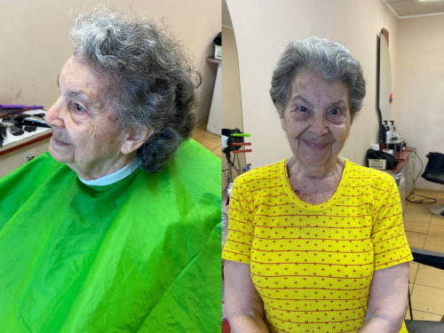 Красива старість: у Кривому Розі пенсіонеркам безкоштовно зробили модні зачіски