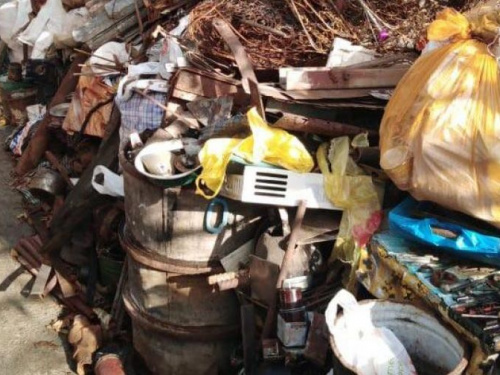 В Кривом Роге полиция изъяла более 4 тысячи килограм металлолома 
