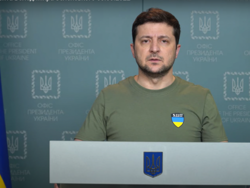 Стоп-кадр із відео Офісу Президента України