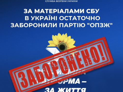 В Україні остаточно заборонили діяльність «ОПЗЖ» - СБУ
