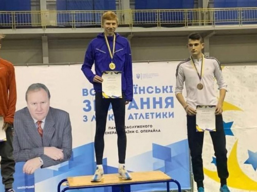 Криворізький спортсмен став переможцем та призером на Всеукраїнських змаганнях з легкої атлетики