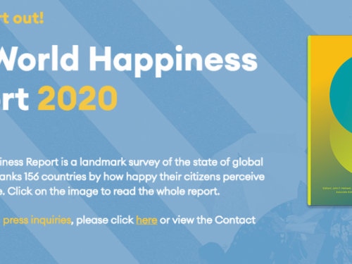 Скріншот із офіційного сайту «Тhe World Happiness Report»