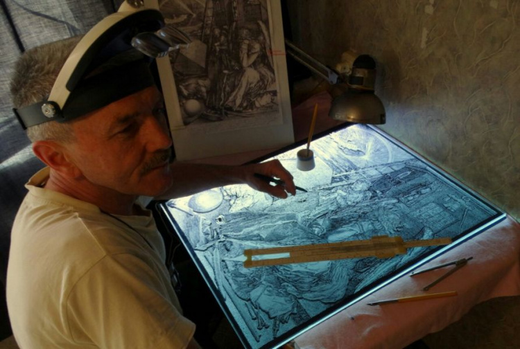 Всемирно известный мастер из Кривого Рога представит уникальную гравюру (ФОТО)