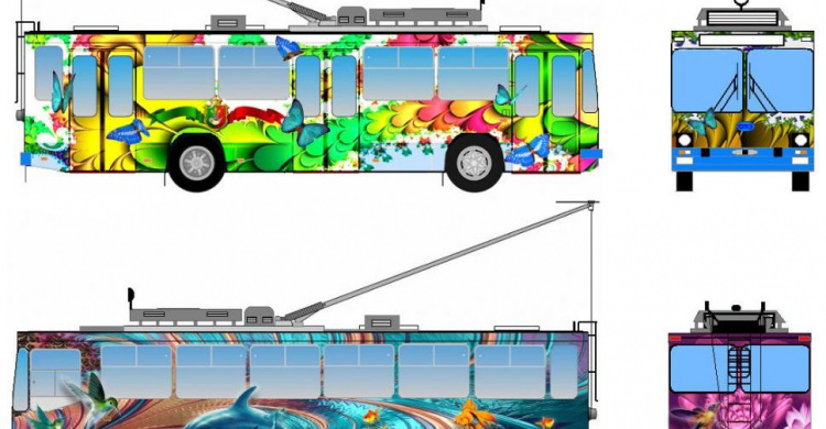 В Кривом Роге могут появиться красочные троллейбусы (ФОТО)