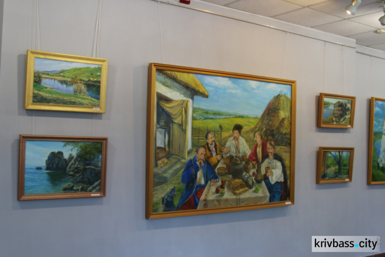«Душа художника»: в выставочном зале Кривого Рога открылась экспозиция Олега Фадченко (ФОТО)