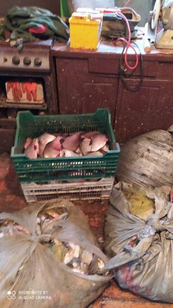 Шесть километров сетей и пол тонны рыбы выявила рыбинспекция Днепропетровской области (фото)