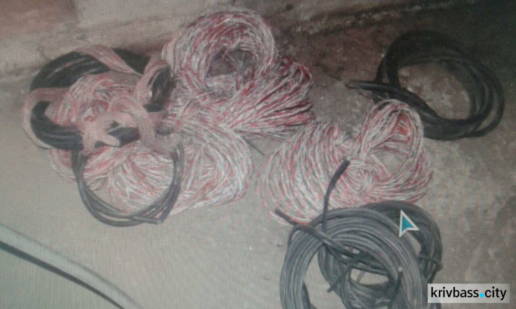 Полиция задержала мужчину, похитившего 200 метров кабеля (ФОТО)