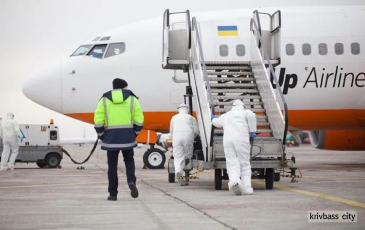 Самолет из Уханя с украинцами на борту приземлился в Харькове