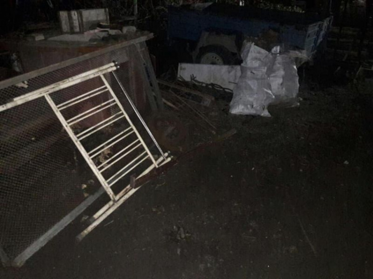 В Криворожском районе правоохранители ликвидировали незаконный пункт приема металлолома (фото)