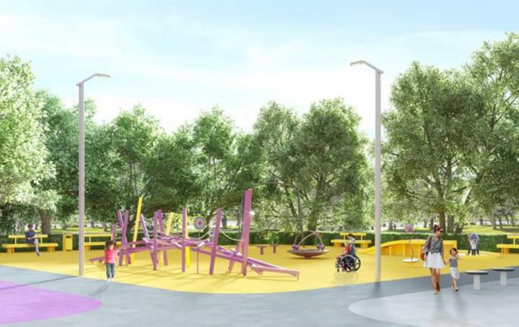 В Днепропетровской области появятся новые инклюзивные детские парки (ФОТО)
