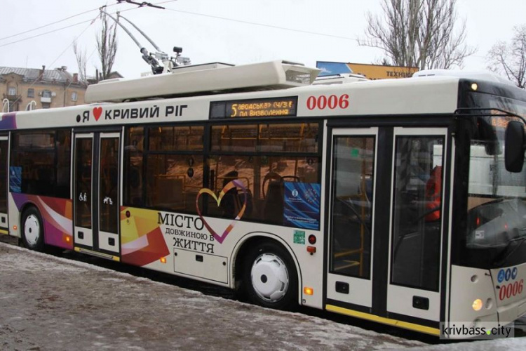 Нові тролейбуси вийшли на новостворений маршрут №5