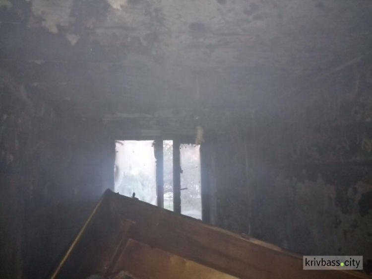 В Кривом Роге горела квартира: огнеборцы спасли 92-летнюю пенсионерку и маленькую девочку