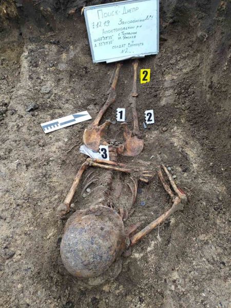 Недалеко от Кривого Рога во время ремонтных работ водопровода нашли человеческие останки (фото)