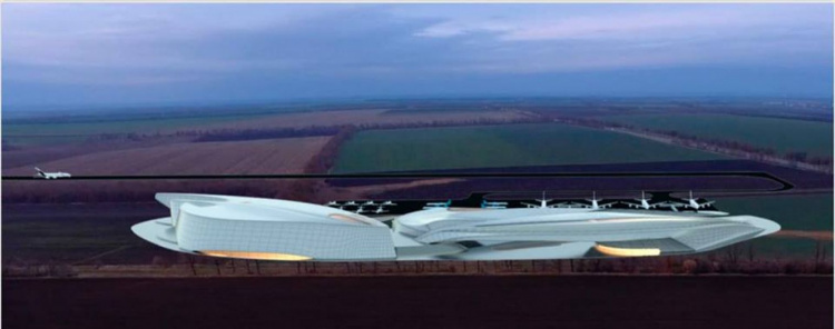 Размах впечатляет: в сети появились первые эскизы будущего аэропорта на Днепропетровщине (фото)