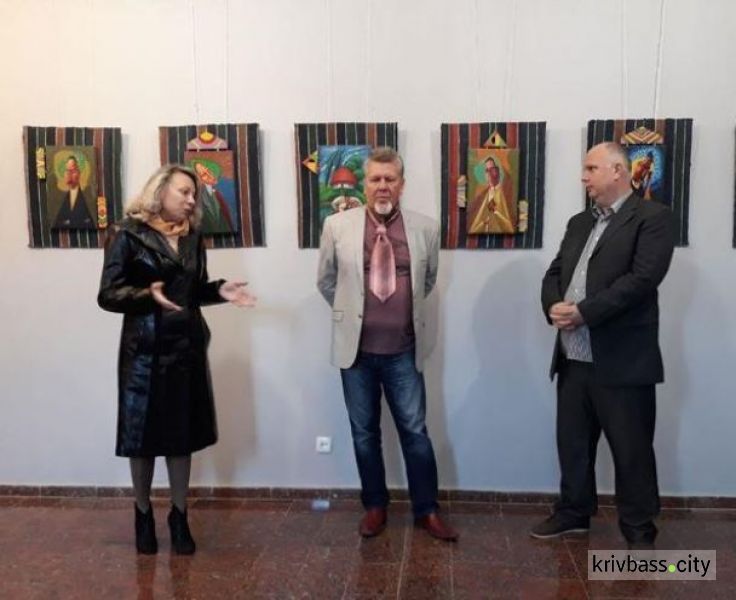 Известных украинских деятелей на своих картинах изобразил художник из Кривого Рога (ФОТО)