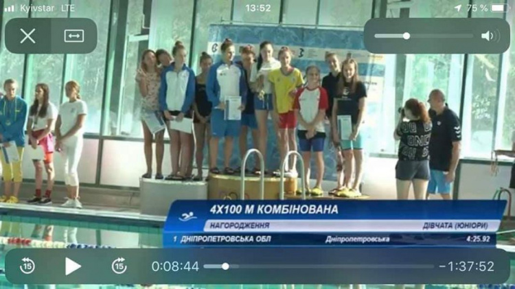 Золото и серебро привезли юные спортсмены из Кривого Рога с чемпионата по плаванию (фото)