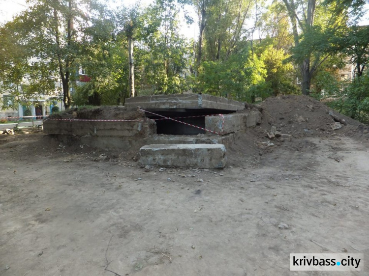 "Зеленый центр Метинвест" ликвидировал заброшенный бункер в Кривом Роге (ФОТОФАКТ)