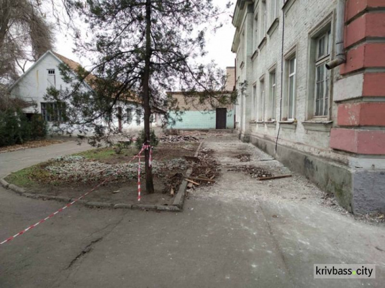 Не летом сани: в Кривом Роге в конце ноября начали перекрывать крышу в одной из школ, дети мерзнут