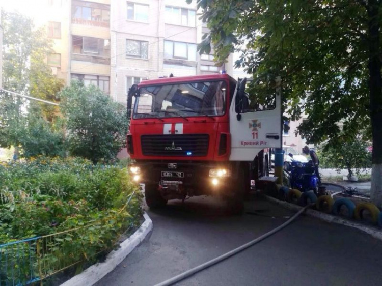 В Кривом Роге двое пенсионеров пострадали во время пожара, один скончался (фото)