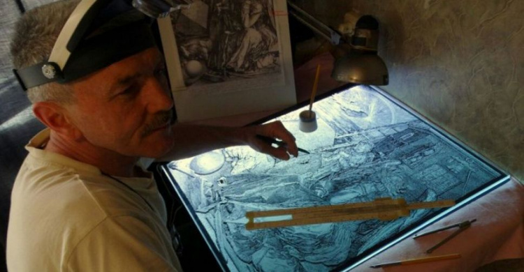 Всемирно известный мастер из Кривого Рога представит уникальную гравюру (ФОТО)