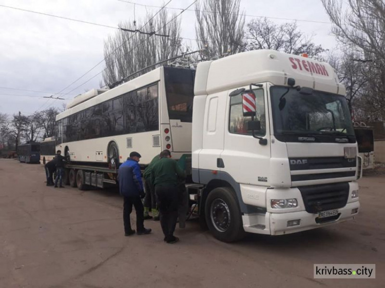 До Кривого Рогу надійшов 16-й новий тролейбус