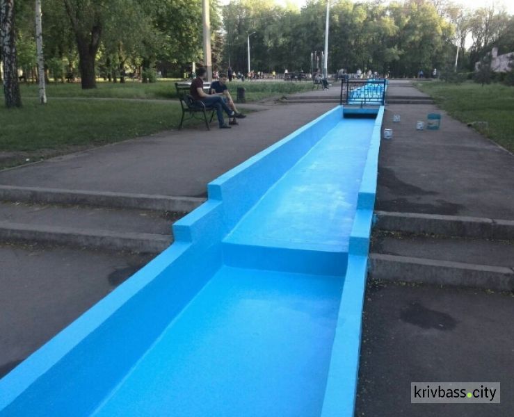 В Терновском районе Кривого Рога заработал фонтан (ФОТОФАКТ)