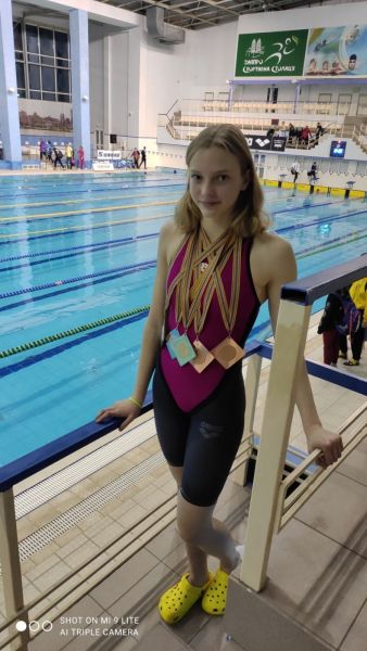 Спортсмени з Кривого  Рогу вибороли медалі на Всеукраїнському чемпіонаті з плавання