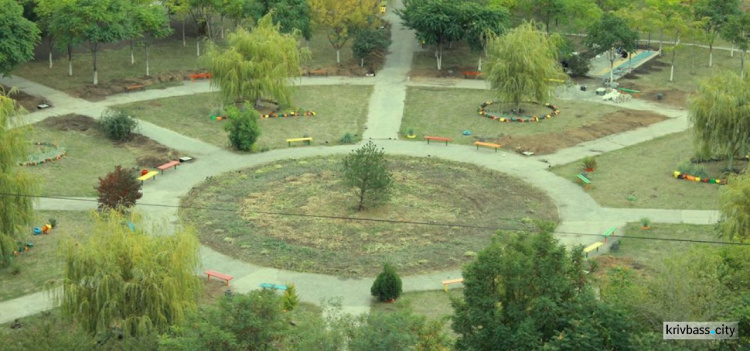 Жители Кривого Рога собственными силами облагородили парк на Восточном (ФОТО)