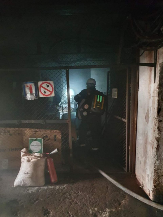Гірничорятувальники ліквідували пожежу на підприємстві "АрселорМіттал Кривий Ріг"
