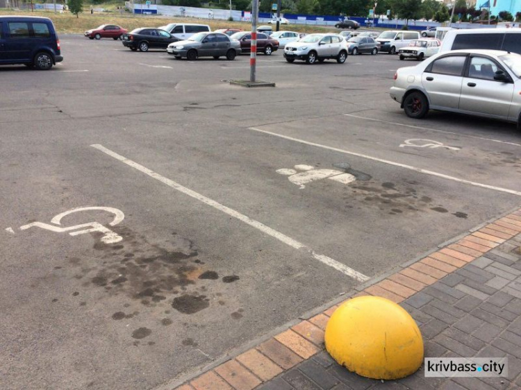 В Украине увеличилась сума штрафа за парковку на местах для инвалидов (ФОТО)