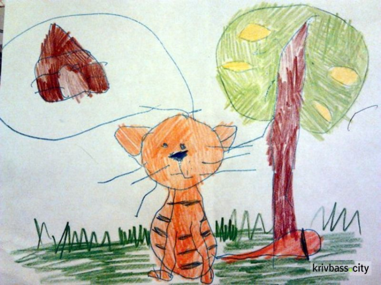 Рисунок детей из Кривого Рога попадет на социальный бигборд о защите животных