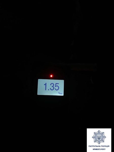 За руль после застолья : патрульные в Кривом Роге за один день остановили девять пьяных водителей(фото)