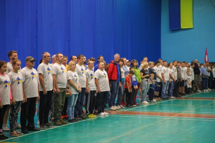 Участники АТО с семьями приняли участие во Всеукраинской спартакиаде (ФОТО)